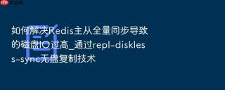 如何解决redis主从全量同步导致的磁盘io过高_通过repl-diskless-sync无盘复制技术