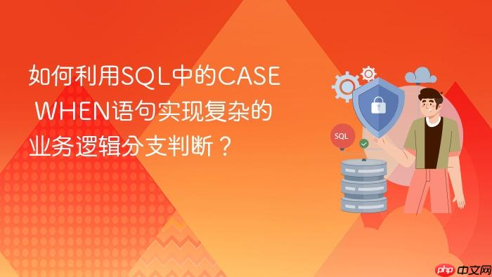 如何利用sql中的case when语句实现复杂的业务逻辑分支判断?
