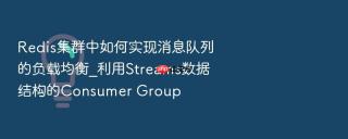 Redis集群中如何实现消息队列的负载均衡_利用Streams数据结构的Consumer Group