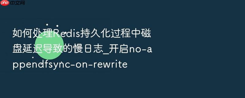如何处理redis持久化过程中磁盘延迟导致的慢日志_开启no-appendfsync-on-rewrite