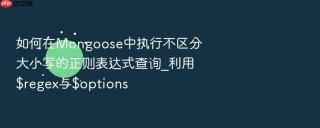 如何在mongoose中执行不区分大小写的正则表达式查询_利用$regex与$options