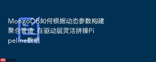 mongodb如何根据动态参数构建聚合管道_在驱动层灵活拼接pipeline数组