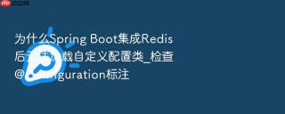 为什么spring boot集成redis后无法加载自定义配置类_检查@configuration标注