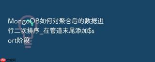 mongodb如何对聚合后的数据进行二次排序_在管道末尾添加$sort阶段
