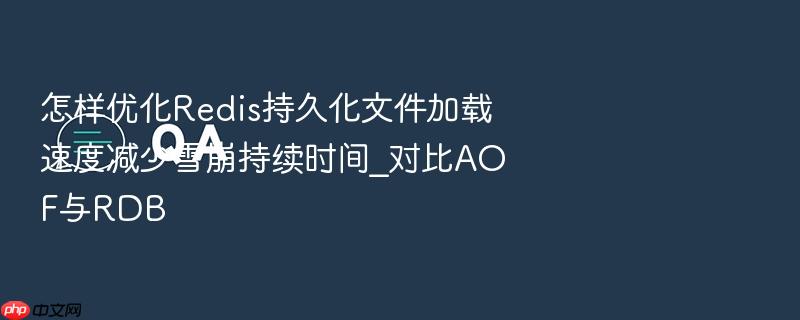 怎样优化redis持久化文件加载速度减少雪崩持续时间_对比aof与rdb