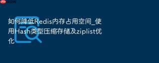 如何降低Redis内存占用空间_使用Hash类型压缩存储及ziplist优化