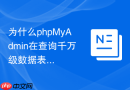 为什么phpMyAdmin在查询千万级数据表时会导致浏览器崩溃？
