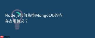node.js如何监控mongodb的内存占用情况?