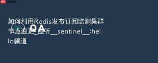 如何利用redis发布订阅监测集群节点变更_监听__sentinel__:hello频道