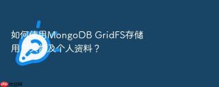 如何使用mongodb gridfs存储用户头像及个人资料?