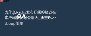 为什么redis发布订阅的延迟在客户端繁忙时会增大_排查eventloop阻塞