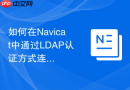 如何在Navicat中通过LDAP认证方式连接到企业级数据库？