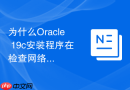 为什么Oracle 19c安装程序在检查网络配置时卡在10%？