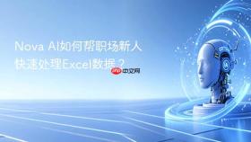 nova ai如何帮职场新人快速处理excel数据?