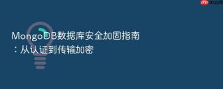 mongodb数据库安全加固指南:从认证到传输加密