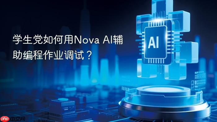 学生党如何用nova ai辅助编程作业调试?