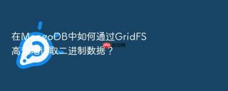 在mongodb中如何通过gridfs高效地读取二进制数据?