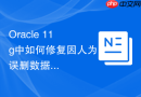 Oracle 11g中如何修复因人为误删数据文件导致的表空间异常？