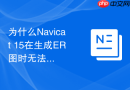 为什么Navicat 15在生成ER图时无法显示字段的完整描述信息？