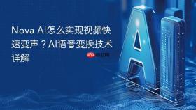 Nova AI怎么实现视频快速变声？AI语音变换技术详解