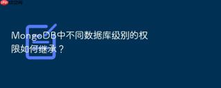 mongodb中不同数据库级别的权限如何继承?
