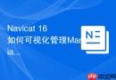 Navicat 16如何可视化管理MariaDB特有的系统版本化表？