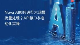 nova ai如何进行大规模批量处理?api接口与自动化实操