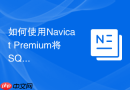 如何使用Navicat Premium将SQL脚本直接导入并转换为可视化的模型？