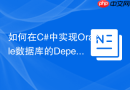 如何在C#中实现Oracle数据库的Dependency Injection注入