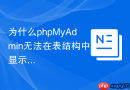 为什么phpMyAdmin无法在表结构中显示Geometry类型的预览？