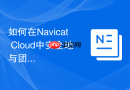 如何在Navicat Cloud中安全地与团队成员共享数据库连接？