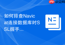 如何排查Navicat连接数据库时SSL握手失败