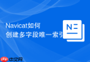 Navicat如何创建多字段唯一索引