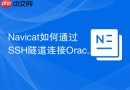 Navicat如何通过SSH隧道连接Oracle
