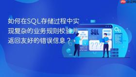 如何在sql存储过程中实现复杂的业务规则校验并返回友好的错误信息？