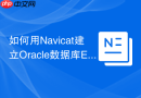 如何用Navicat建立Oracle数据库ER图