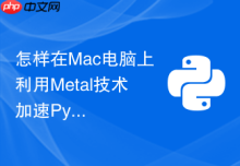 怎样在Mac电脑上利用Metal技术加速Python机器学习模型训练？