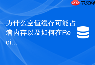 为什么空值缓存可能占满内存以及如何在redis中安全清理?