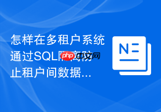 怎样在多租户系统通过sql隔离防止租户间数据越权注入?