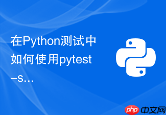在python测试中如何使用pytest-sugar美化输出终端