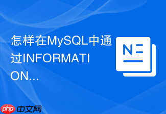 怎样在mysql中通过information_schema统计表空间