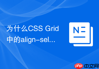 为什么css grid中的align-self无法单独对齐某些元素