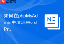 如何在phpMyAdmin中清理WordPress孤立元数据？