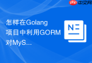 怎样在golang项目中利用gorm对mysql进行高效并发查询