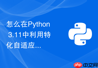 怎么在python 3.11中利用特化自适应解释器加速代码执行?
