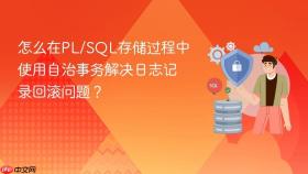 怎么在pl/sql存储过程中使用自治事务解决日志记录回滚问题？