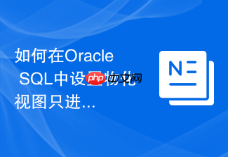 如何在oracle sql中设置物化视图只进行增量刷新