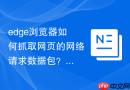 edge浏览器如何抓取网页的网络请求数据包?