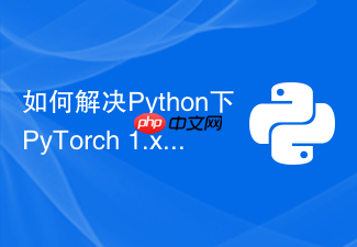 如何解决python下pytorch 1.x与2.0版本api冲突问题?