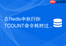 在Redis中执行BITCOUNT命令耗时过长该如何优化